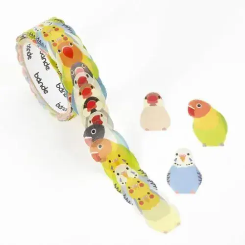 *Bande - Masking Roll Washi Stickers - Parakeet