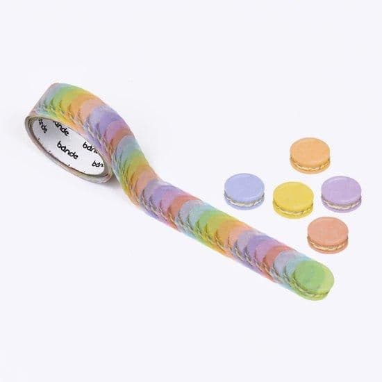 *Bande - Masking Roll Washi Stickers - Pastel Macaron