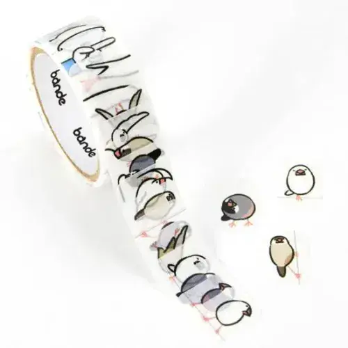 *Bande - Masking Roll Washi Stickers - People who live in Notebooks - Buncho