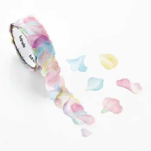 *Bande - Masking Roll Washi Stickers - Pink Flower Shower