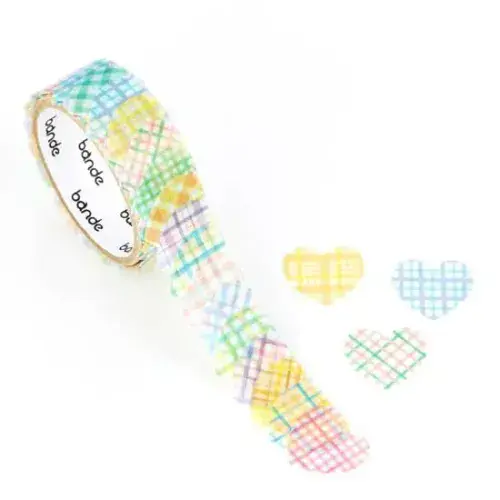 *Bande - Masking Roll Washi Stickers - Suisai Heart - Check