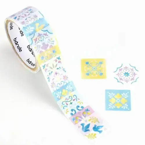 *Bande - Masking Roll Washi Stickers - Tile - Pink Sugar