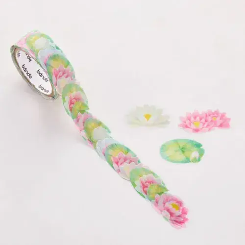 *Bande - Masking Roll Washi Stickers - Water Lily