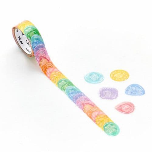 *Bande - Masking Roll Washi Stickers - Weather Candy Drops