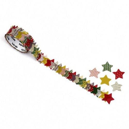 *Bande - Masking Roll Washi Stickers - Winter Star Noel