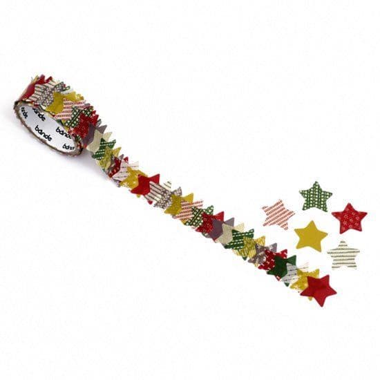 *Bande - Masking Roll Washi Stickers - Winter Star Noel