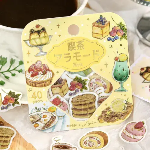 *BGM - Flake Stickers - Cafe Ala Mode - One Rest, Sweet Time