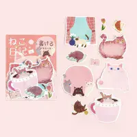 *BGM - Flake Stickers - Cat Dairy - Pink