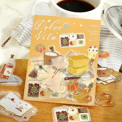 *BGM - Flake Stickers - Clear Dolce Vita - Sweet Recipe