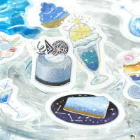 **BGM - Flake Stickers - Coffee a la Mode - Magic Ice