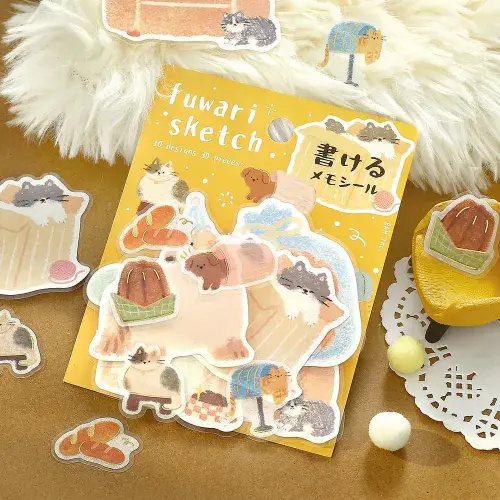 **BGM - Flake Stickers - Fuwari Sketch - Yellow