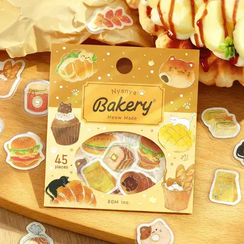 **BGM - Flake Stickers - I'll Eat, Meow - Meow Bakery