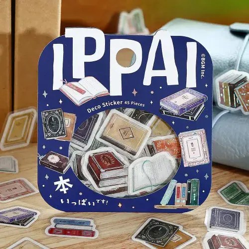 *BGM - Flake Stickers - IPPAI - It's Full of Books