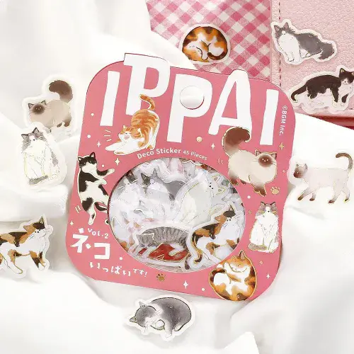 *BGM - Flake Stickers - IPPAI - It's Full of Cats vol2