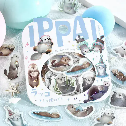 *BGM - Flake Stickers - IPPAI - It's Full of Otters