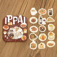 *BGM - Flake Stickers - IPPAI -  It's Full of Western Food
