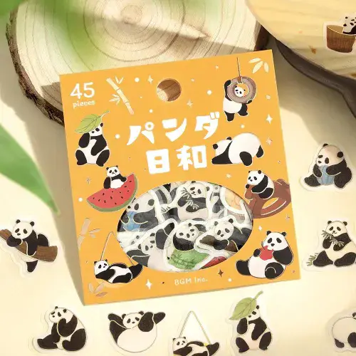 *BGM - Flake Stickers - Panda Days - Everyday Life