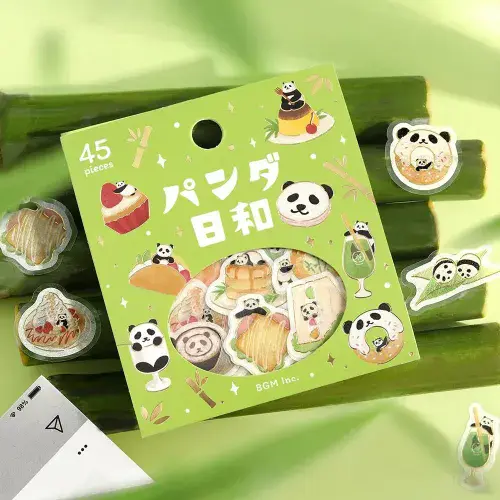 **BGM - Flake Stickers - Panda Days - Tea House
