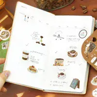 **BGM - Flake Stickers - Petit Stoli - Cafe