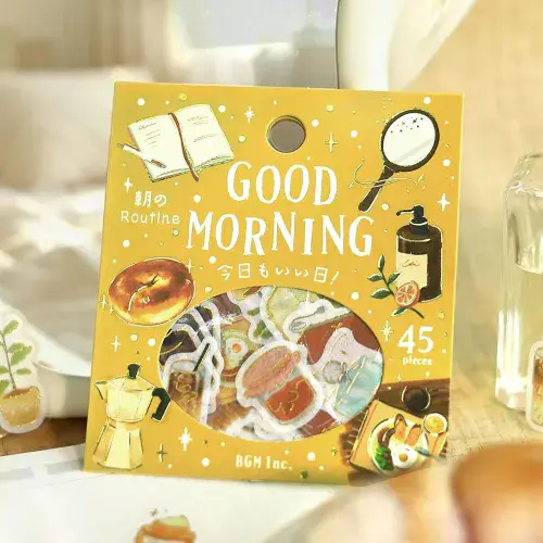 **BGM - Flake Stickers - Today is a Good Day - Good Morning