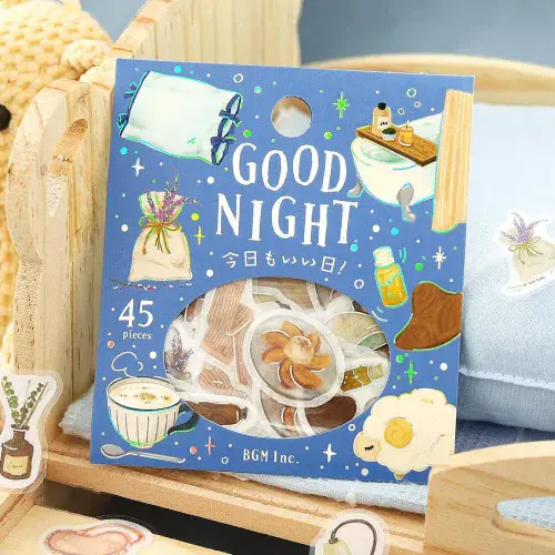 **BGM - Flake Stickers - Today is a Good Day - Good Night