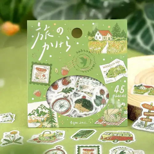 *BGM - Flake Stickers - Travel Pieces - To the Forest