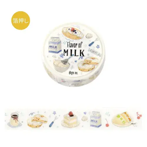 **BGM - Masking Tape - Tokimeki Flavour - Milk