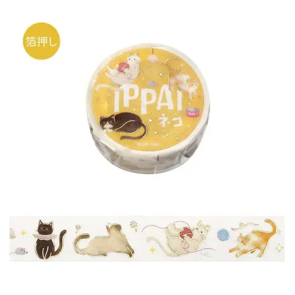 **BGM - Washi Tape - IPPAI - Full of Cats