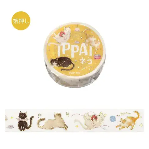 **BGM - Washi Tape - IPPAI - Full of Cats