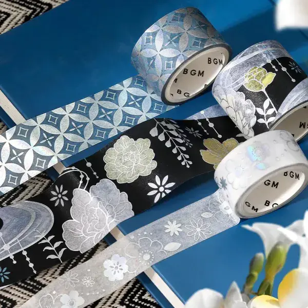 *BGM - Washi Tape Set - Japanese Kimono #2 - Clothes & Darkness