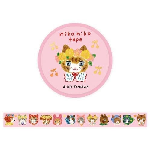 *Cozyca - Foiled Masking Tape - Aiko Fukawa - Niko Niko