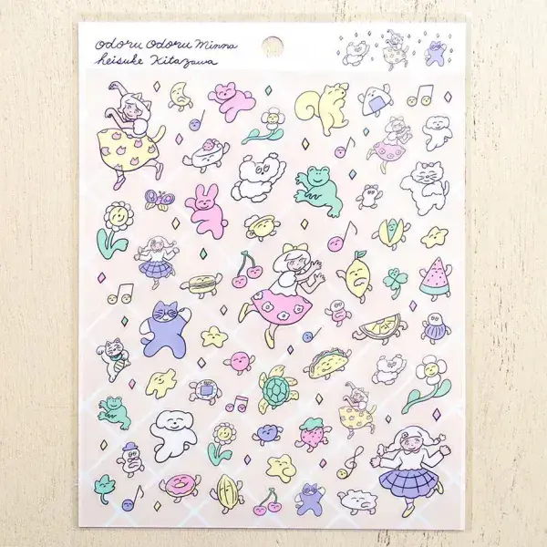 **Cozyca - Stickers - Heisuke Kitazawa - Odaru Odaru Everyone