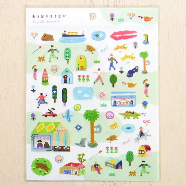 **Cozyca - Stickers - Narumi Suzuki - One day in the Town