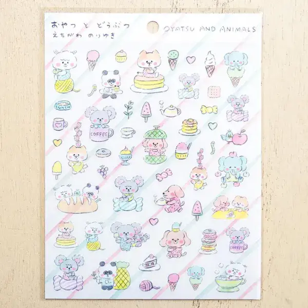 **Cozyca - Stickers - Snack & Animals