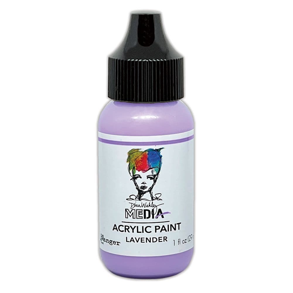 *Dina Wakley Media - Acrylic Paints - 1oz Bottle - Lavender