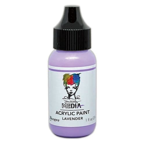 *Dina Wakley Media - Acrylic Paints - 1oz Bottle - Lavender
