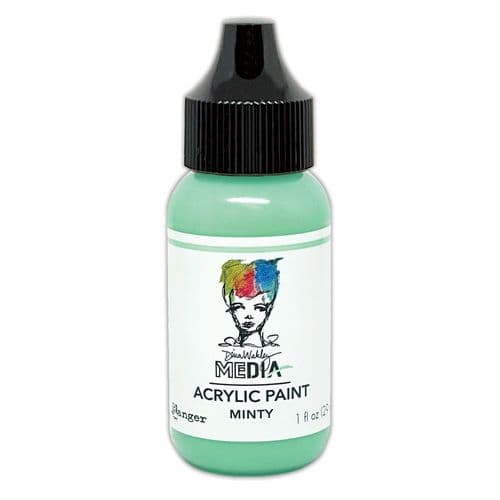 *Dina Wakley Media - Acrylic Paints - 1oz Bottle - Minty