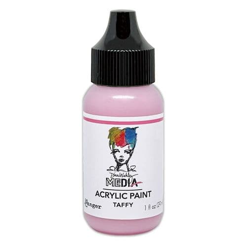 *Dina Wakley Media - Acrylic Paints - 1oz Bottle - Taffy