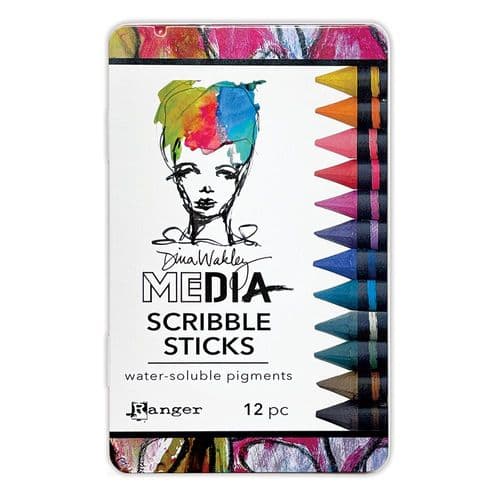 *Dina Wakley Media - Scribble Sticks - Set #5