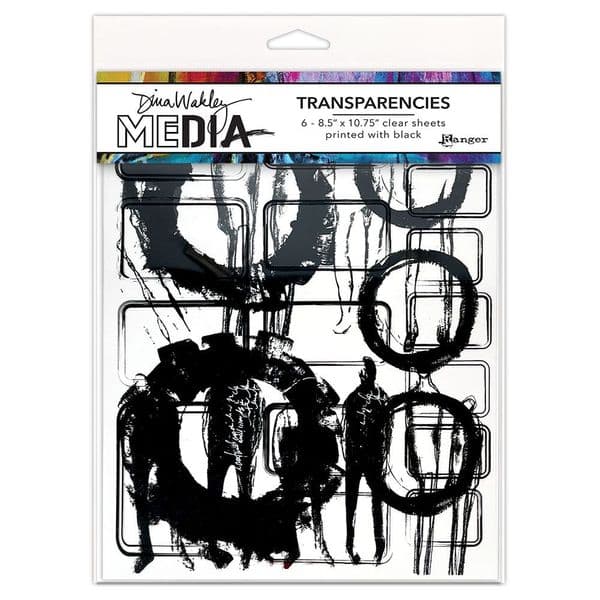 Dina Wakley - Media Transparencies - Frames & Figures Set #1