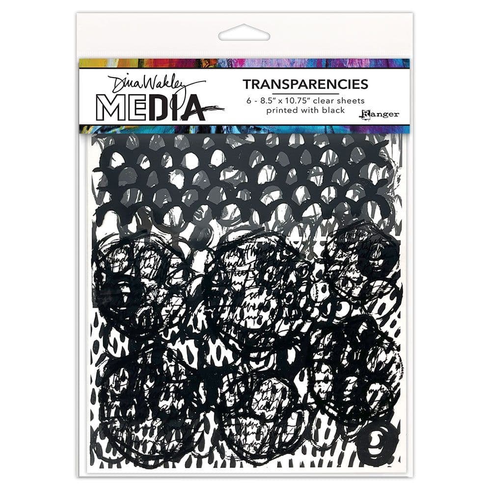 Dina Wakley - Media Transparencies - Pattern Play Set #1
