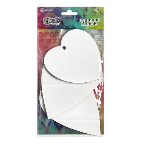 *Dylusions - Dyamond Boards - Assorted Hearts