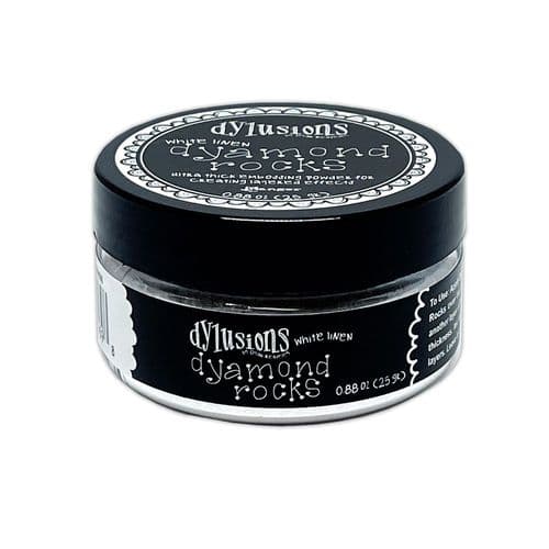 *Dylusions - Dyamond Rocks - White Linen