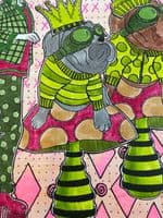 *Dylusions - Rubber Stamps - Churchill & Friends