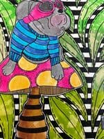 *Dylusions - Rubber Stamps - Churchill & Friends