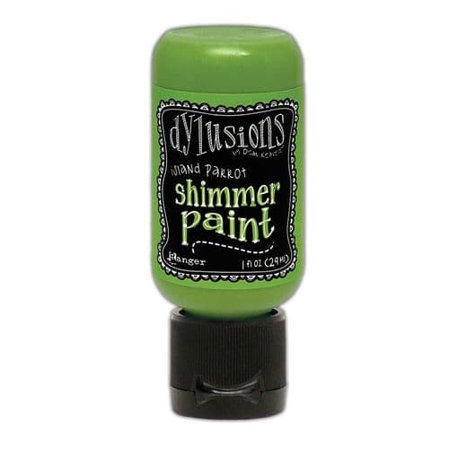 Dylusions - Shimmer Acrylic Paint - 1 oz Bottle - Island Parrot