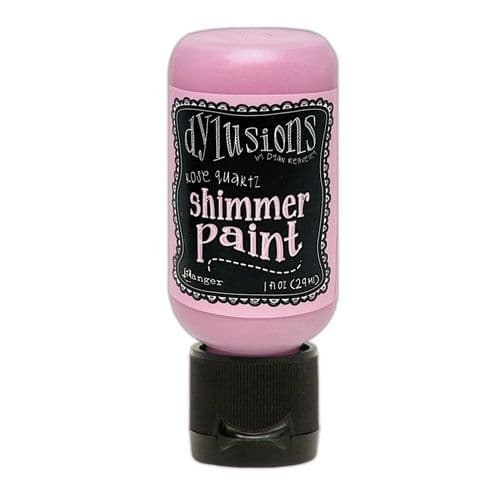 Dylusions - Shimmer Acrylic Paint - 1 oz Bottle - Rose Quartz