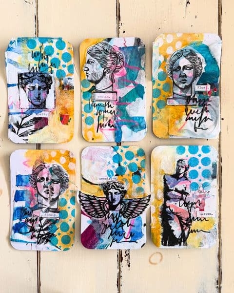 *Friday 24th April - Altered Art Card Book with Dina Wakley - 9:30-4:30pm