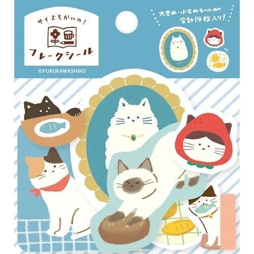 *Furukawa - Flake Stickers - Ibiyori Cat