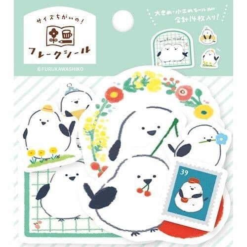 *Furukawa - Flake Stickers - Ibiyori Fluffy Little Bird